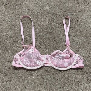 Diana Secret  Lace Pink Bra